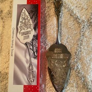 Vintage Christmas Pie/Cake Server